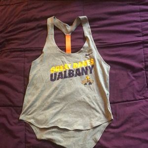 SUNY Albany UAlbany Nike dri-fit workout tank top